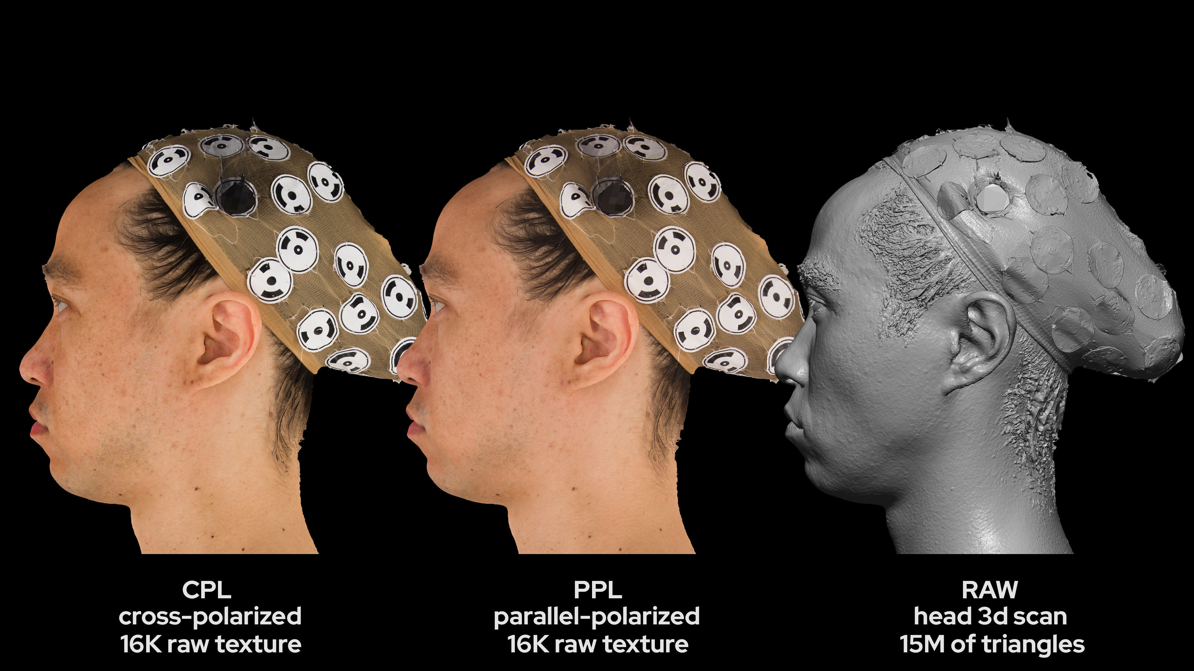Asian Male 30s head scan 012 3D model_6