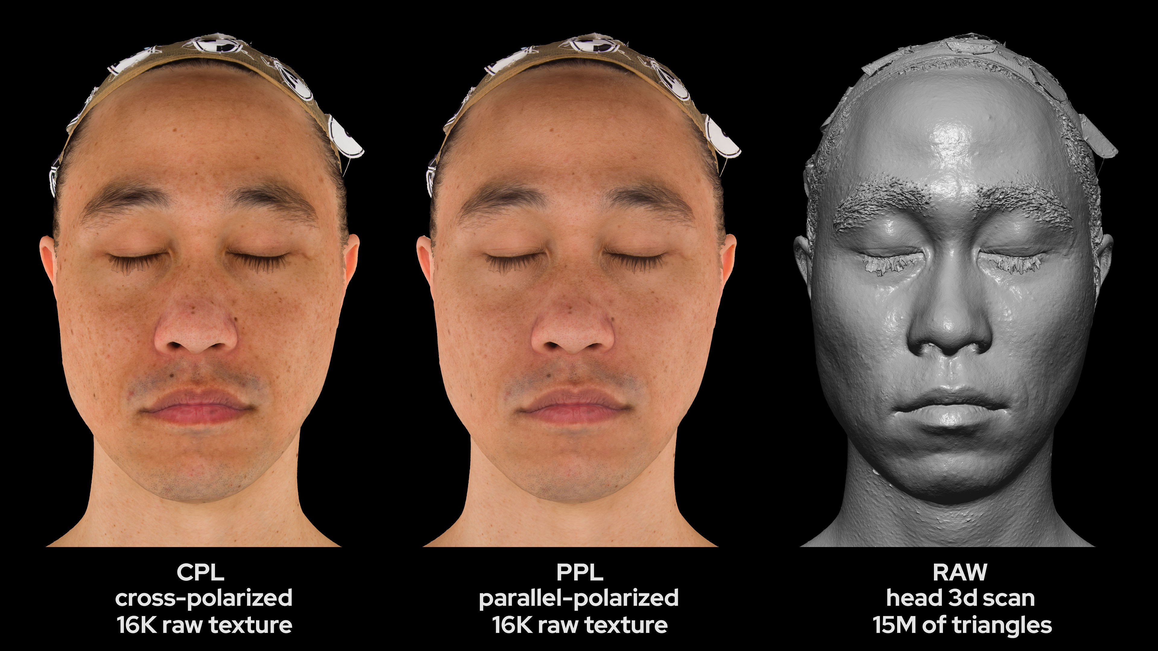 Asian Male 30s head scan 012 3D model_5