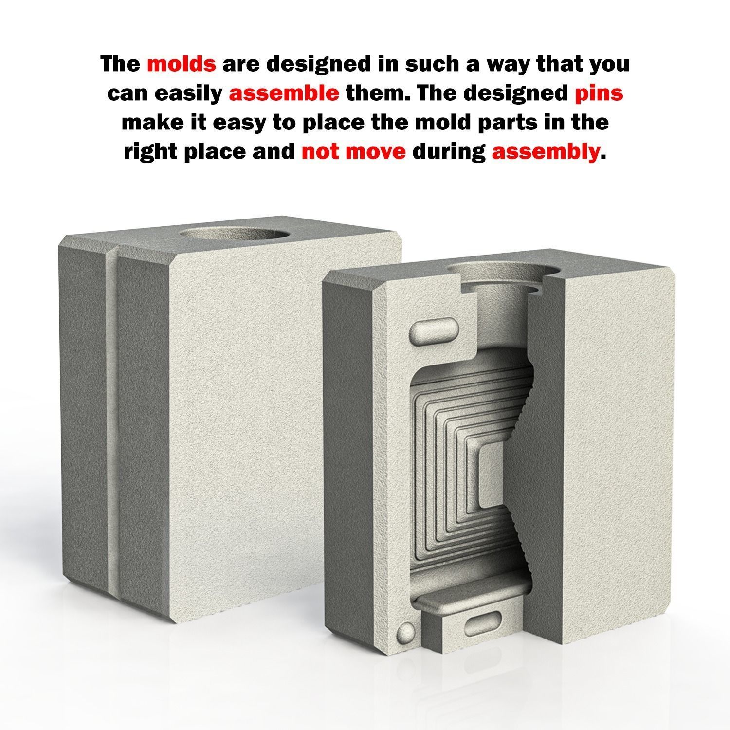 ceramic mold N1 3D print model_3