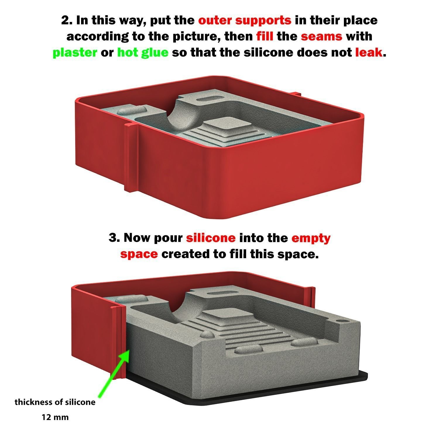 ceramic mold N1 3D print model_5