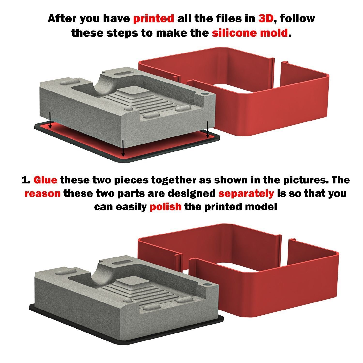 ceramic mold N1 3D print model_4