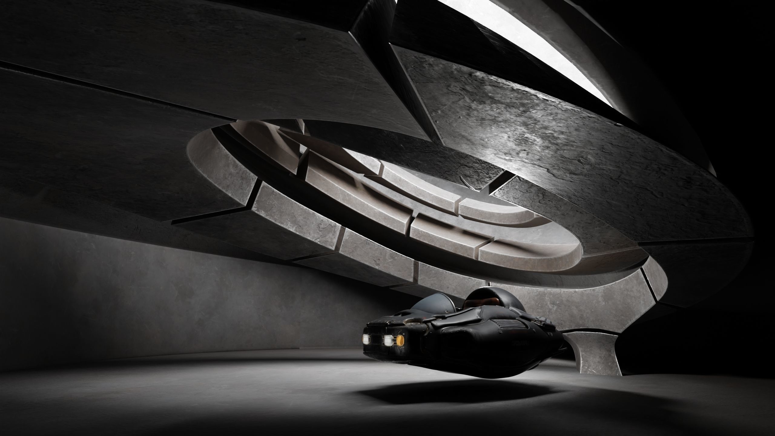 Dynamic Metal Room Low-poly 3D model_20