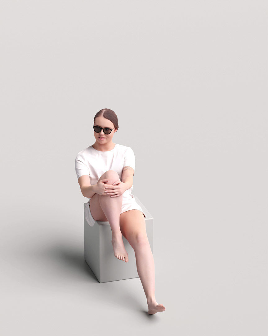 Humano Woman on Yacht 2207-2 3D model_8