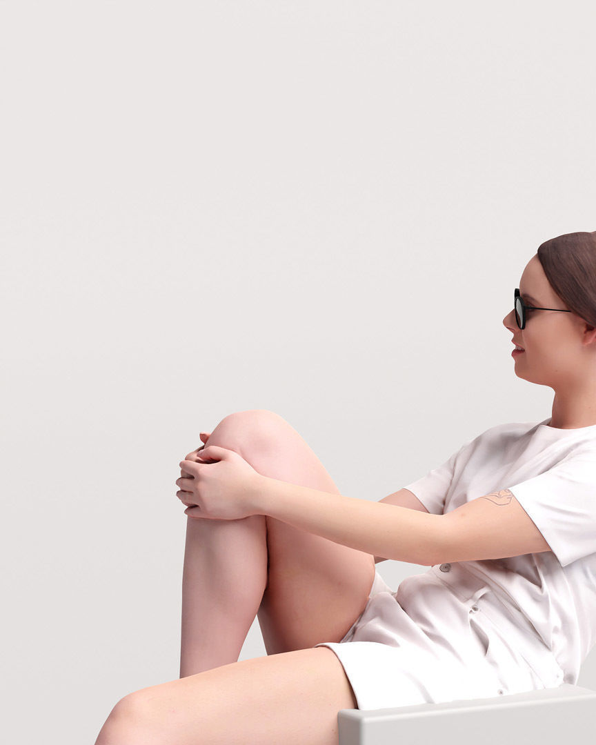 Humano Woman on Yacht 2207-2 3D model_7