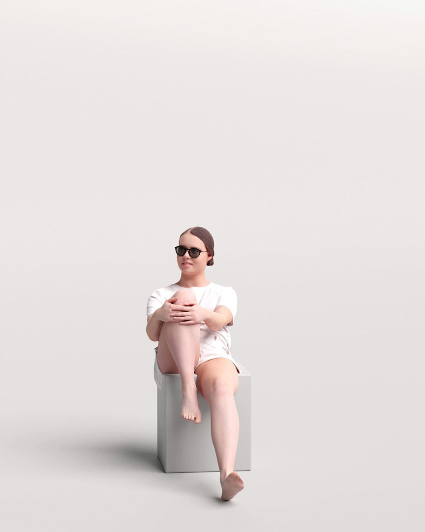 Humano Woman on Yacht 2207-2 3D model_3