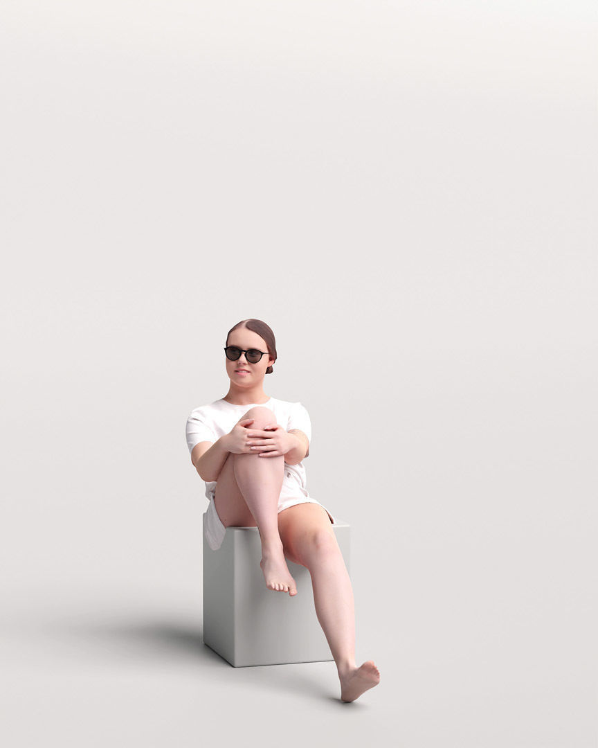 Humano Woman on Yacht 2207-2 3D model_1