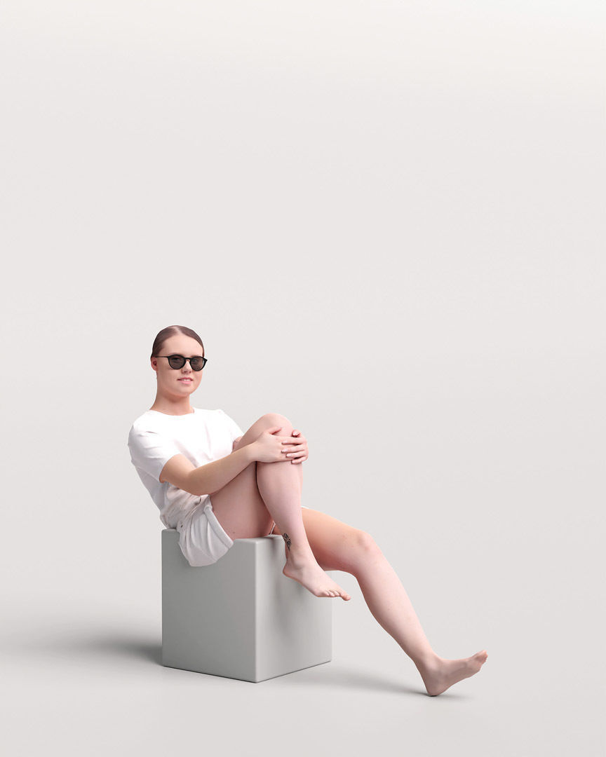 Humano Woman on Yacht 2207-2 3D model_2