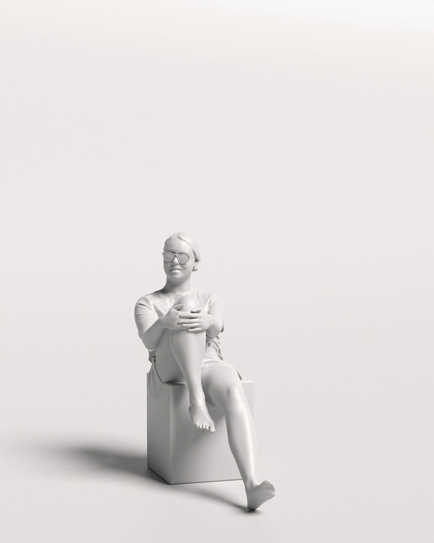 Humano Woman on Yacht 2207-2 3D model_12