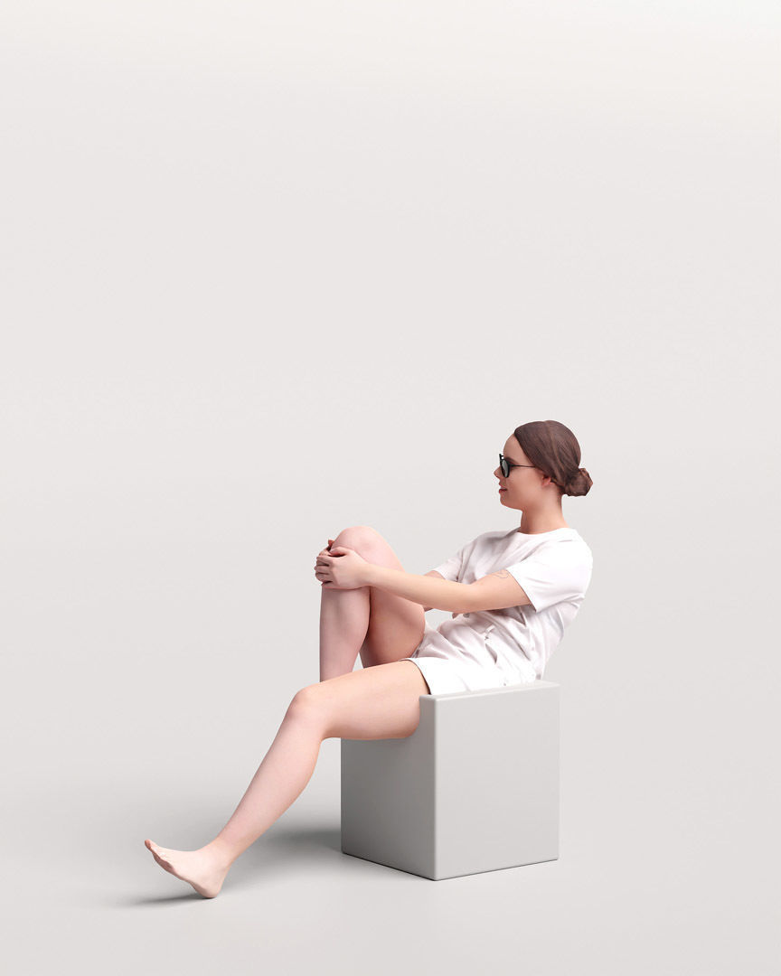 Humano Woman on Yacht 2207-2 3D model_5