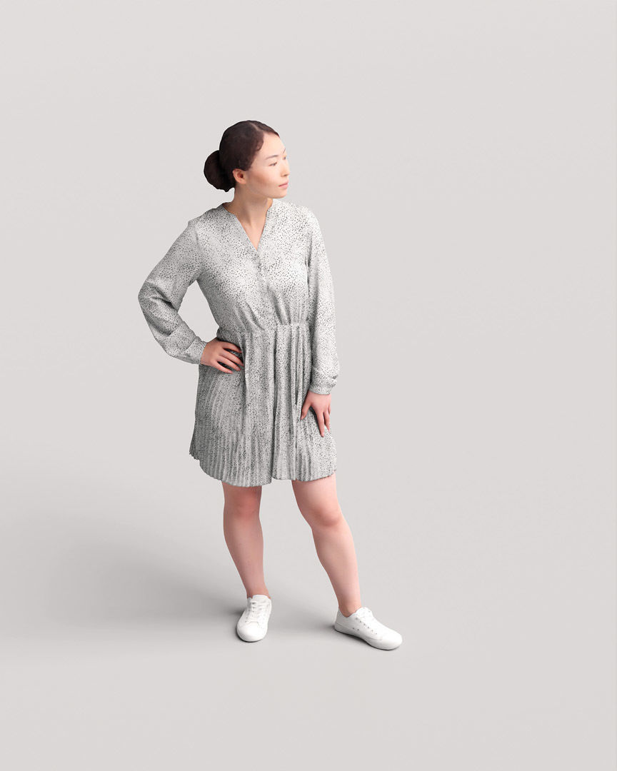 Humano Asian Woman on Yacht 2207-11 3D model_8