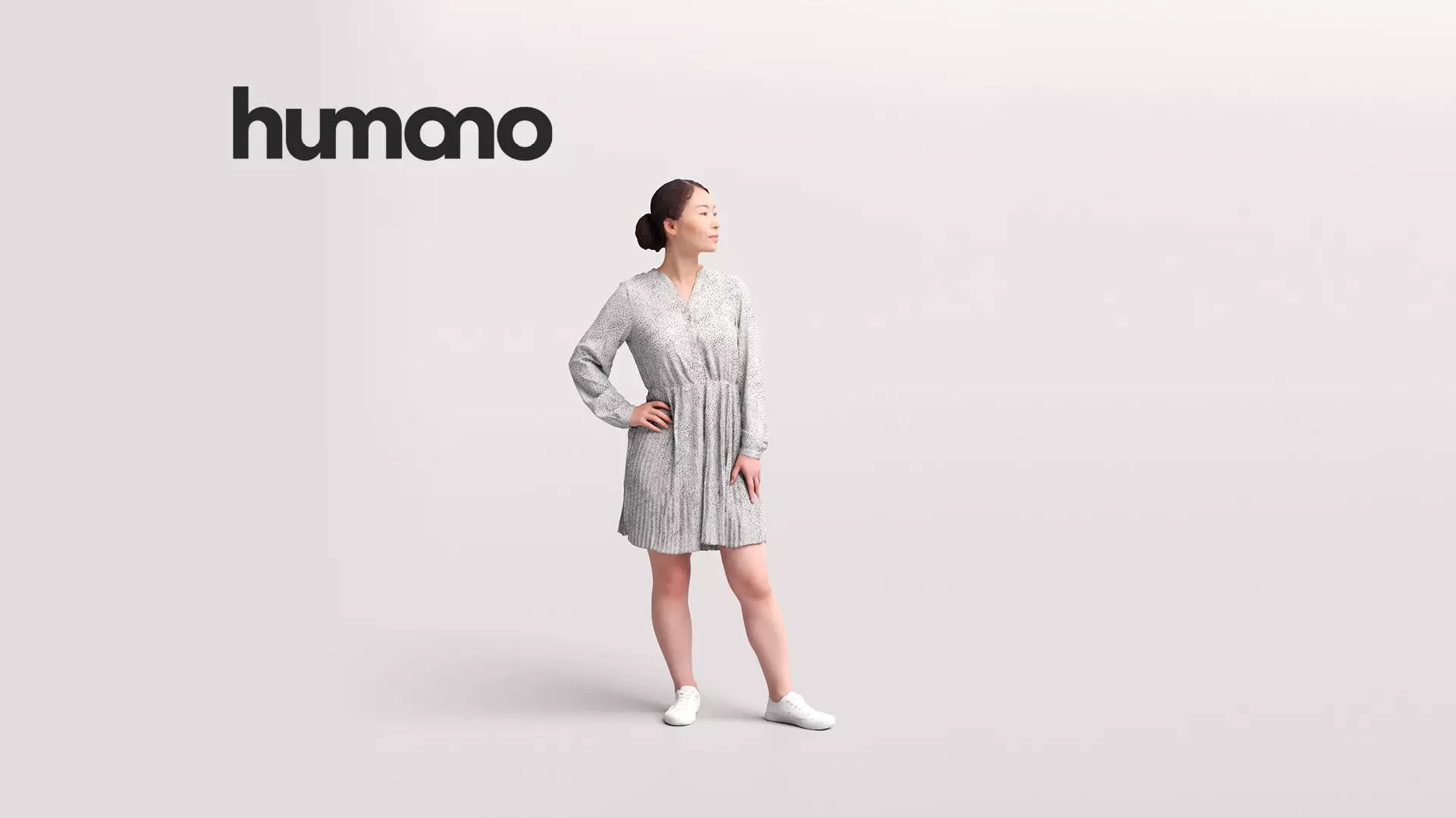 Humano Asian Woman on Yacht 2207-11 3D model_0