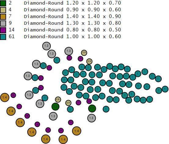 Daimond RIng With Plain Leaves Like Octopus 3D ring model 3D print model_18