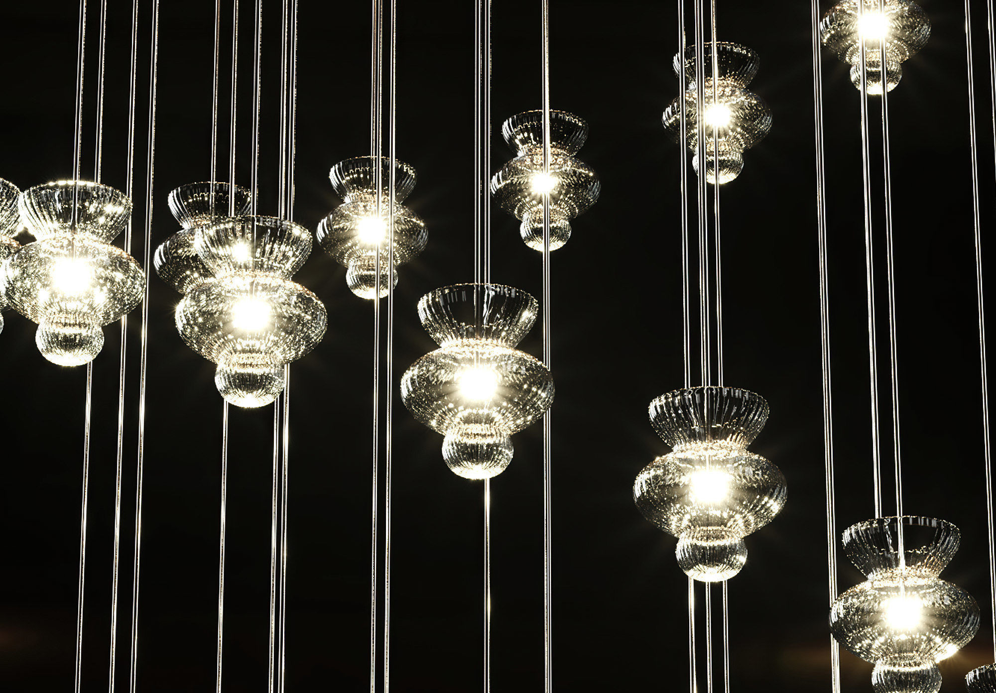 Jack Hanging Crystal light  3D model_4