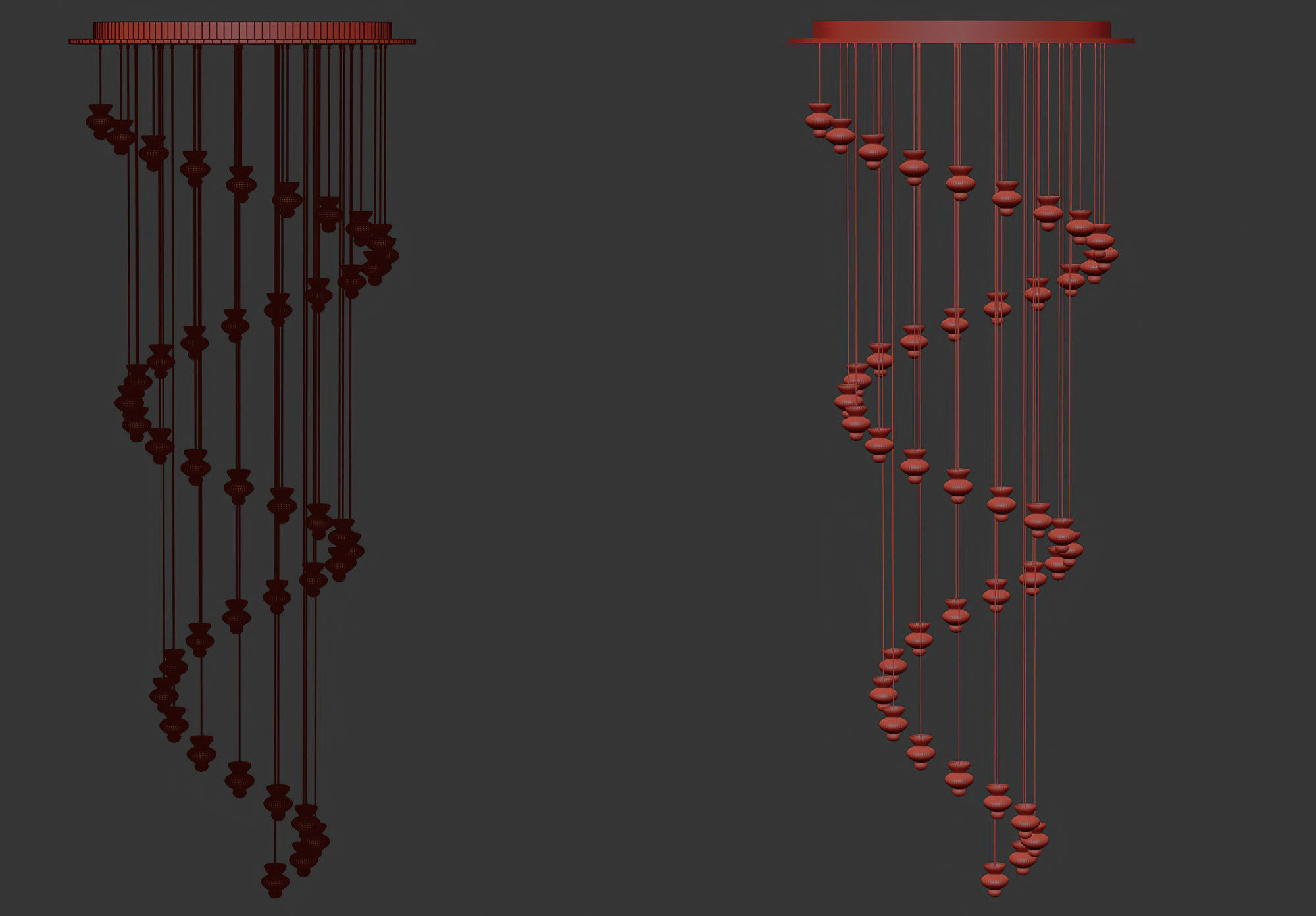 Jack Hanging Crystal light  3D model_6