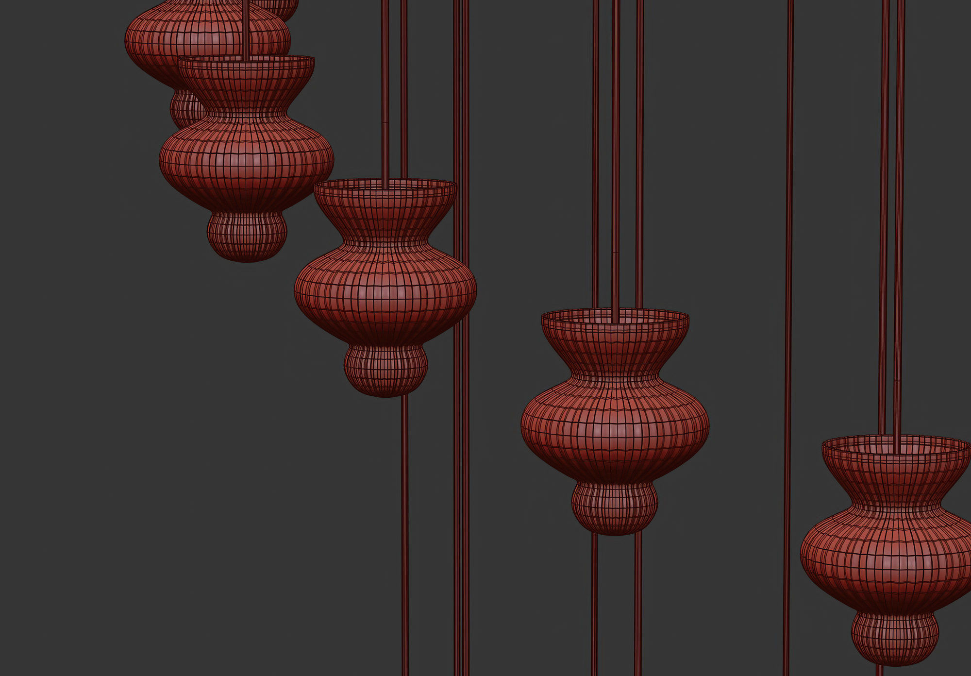 Jack Hanging Crystal light  3D model_7