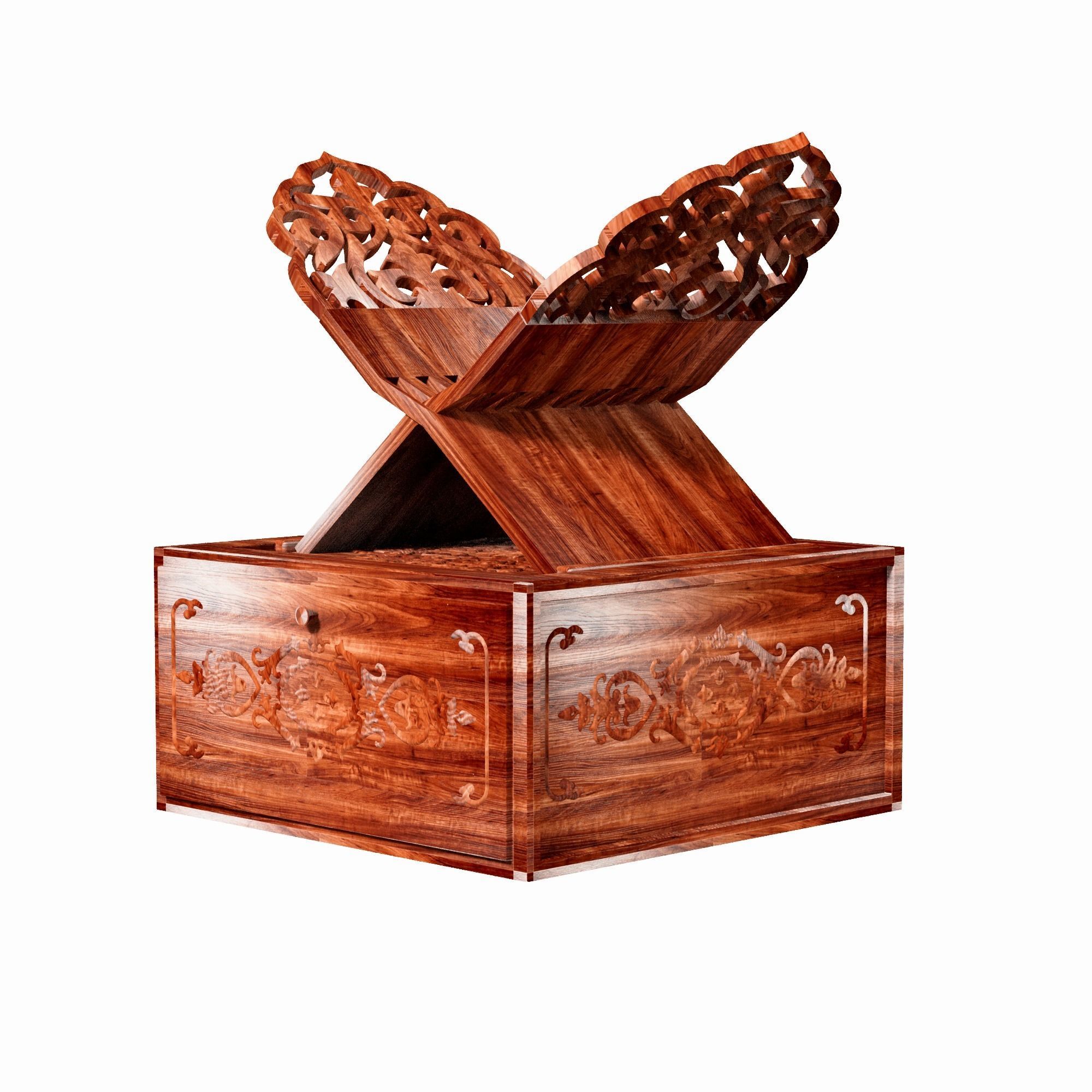 Lavh special chair for read the book 3D model_3