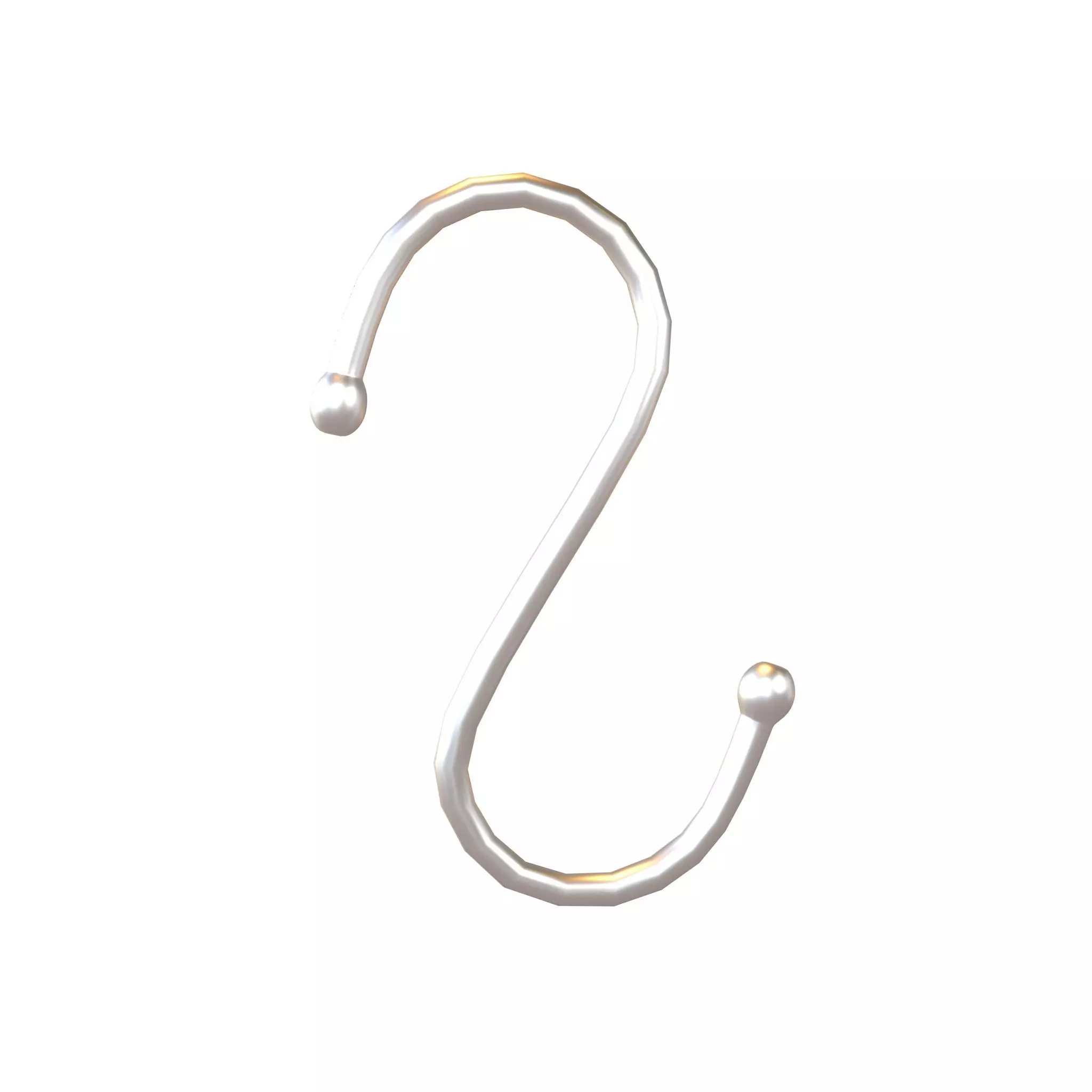 Hook v1 001 Low-poly 3D model_0