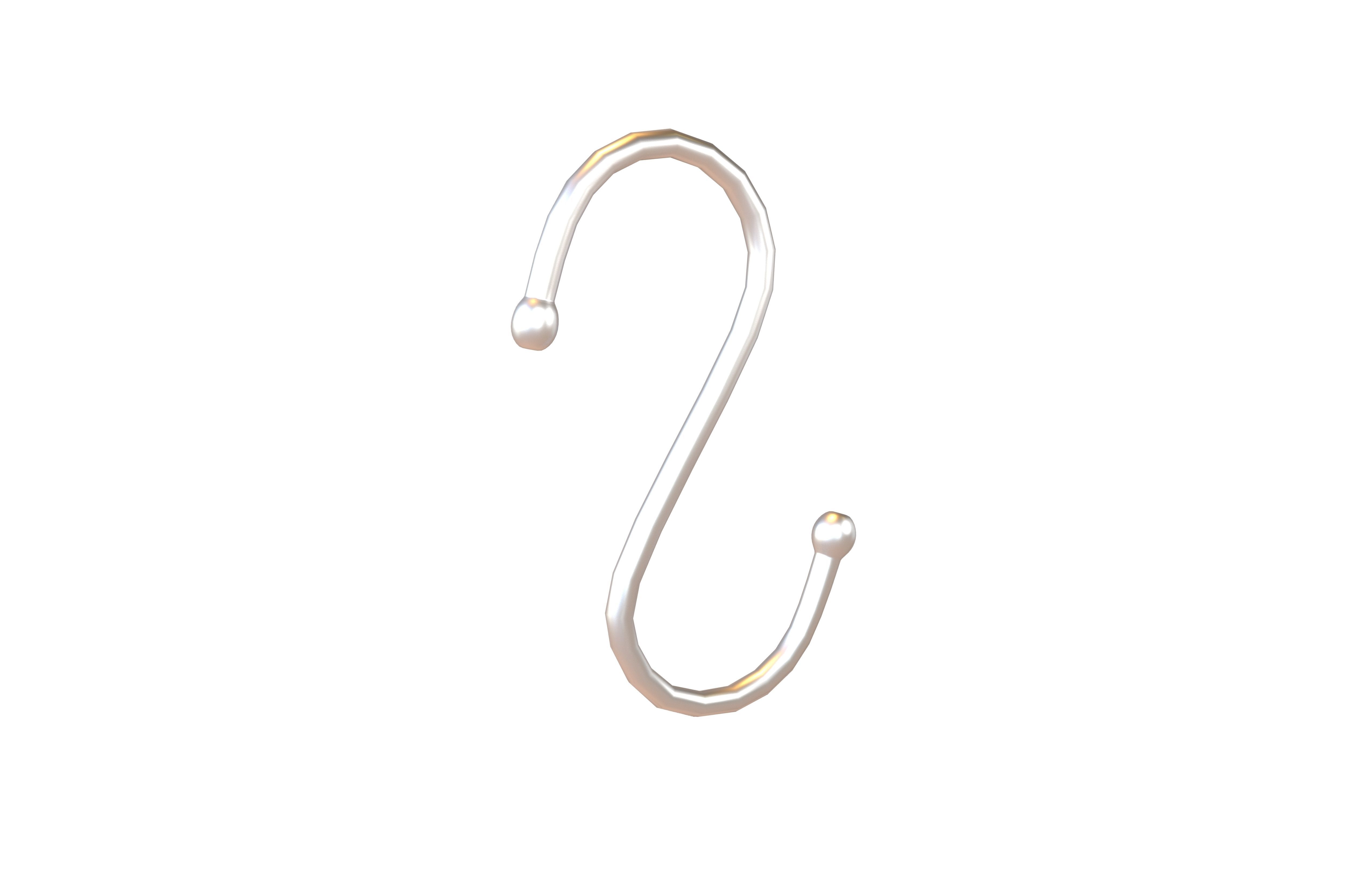 Hook v1 001 Low-poly 3D model_1