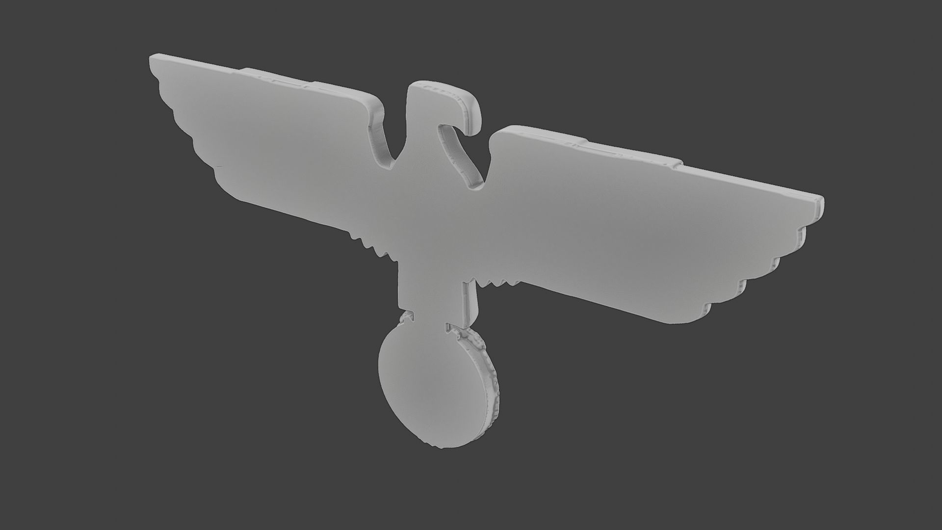 WWII German Eagle A 3D print model_24