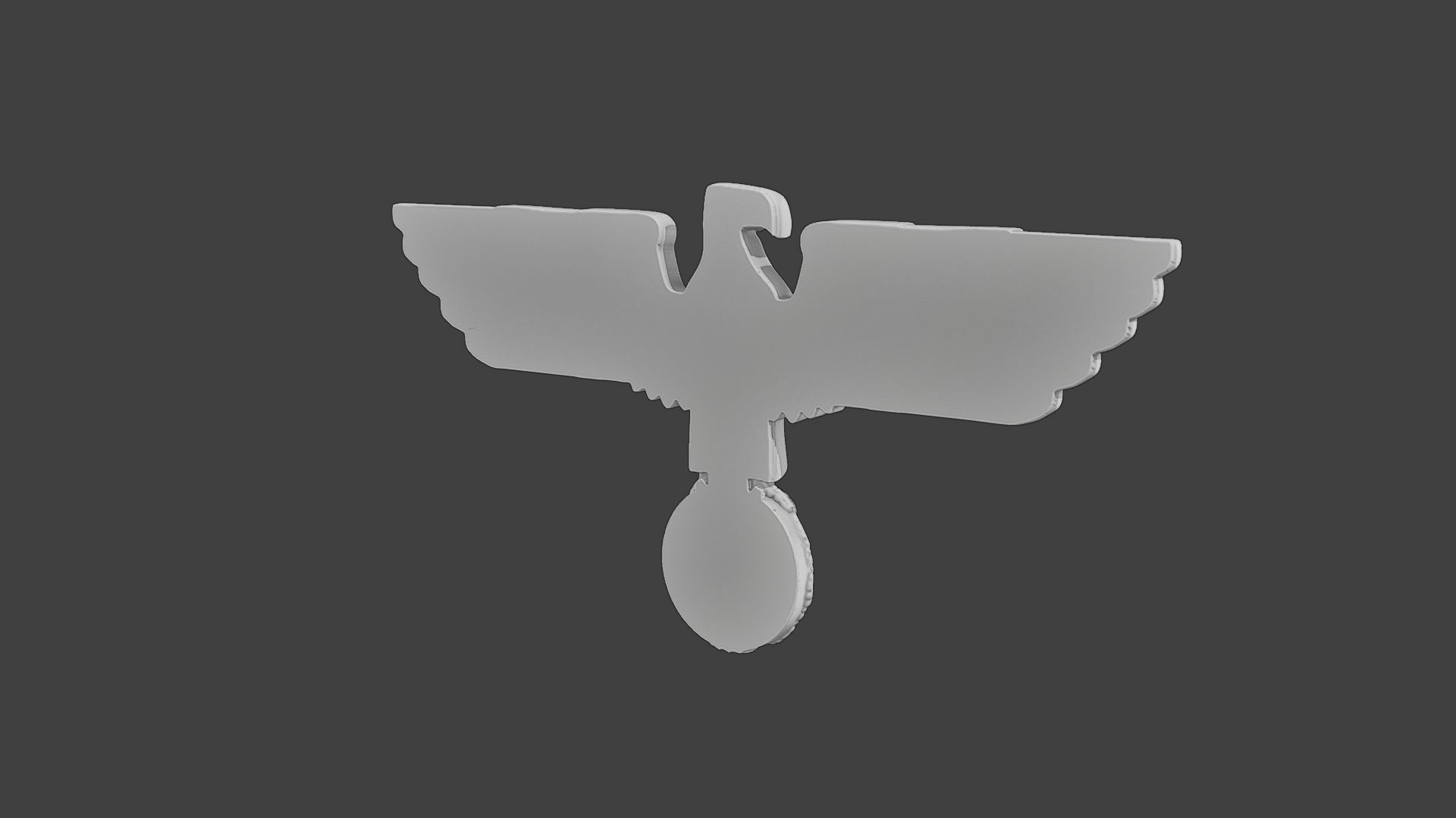 WWII German Eagle A 3D print model_7