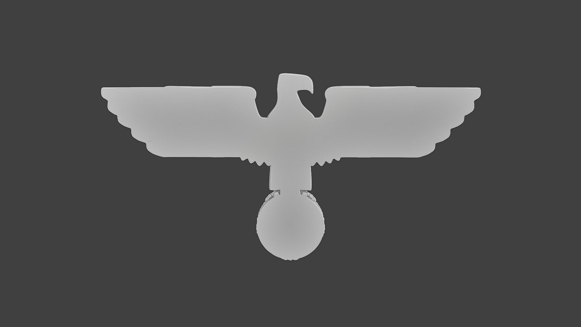 WWII German Eagle A 3D print model_6