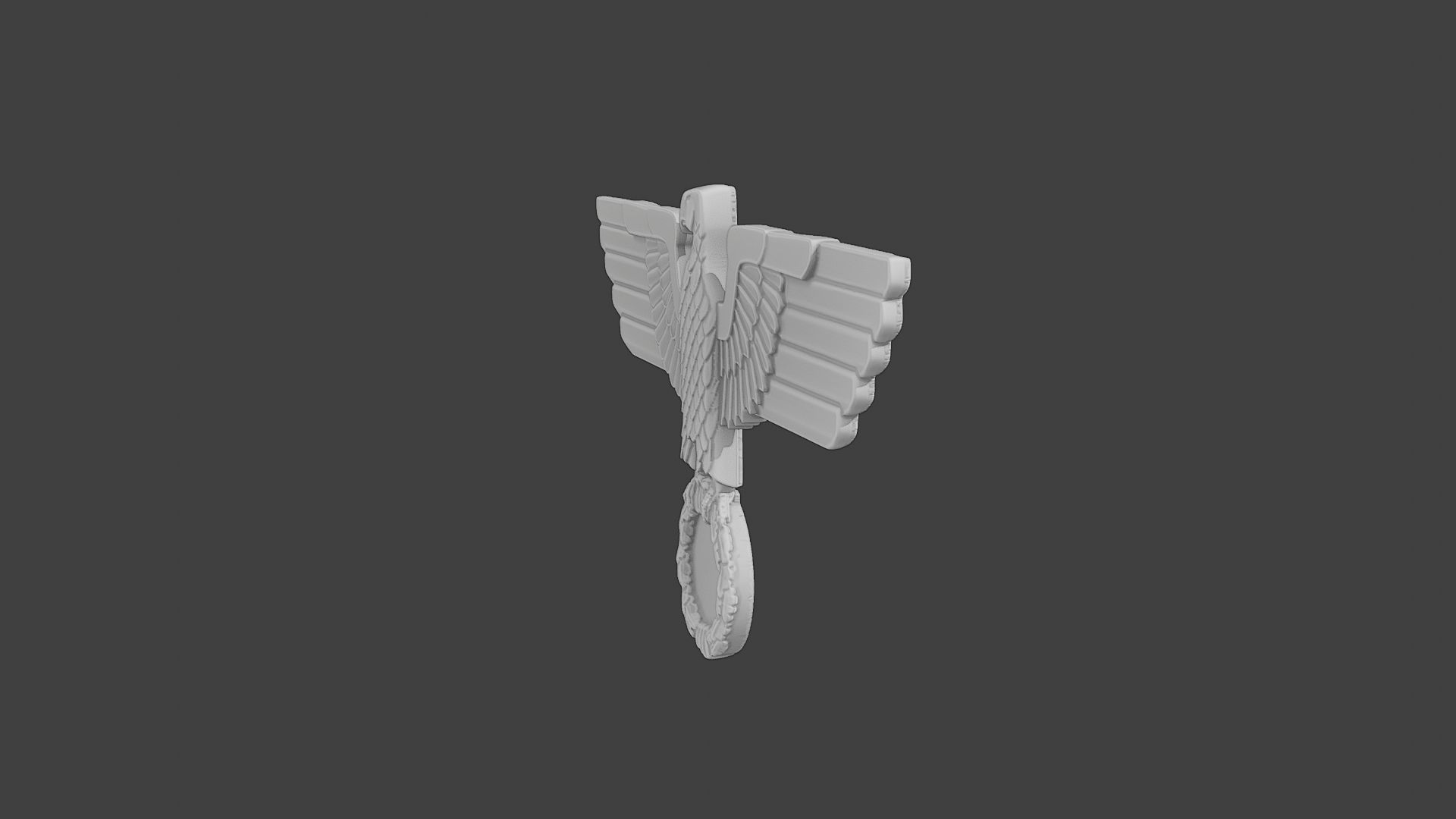 WWII German Eagle A 3D print model_3