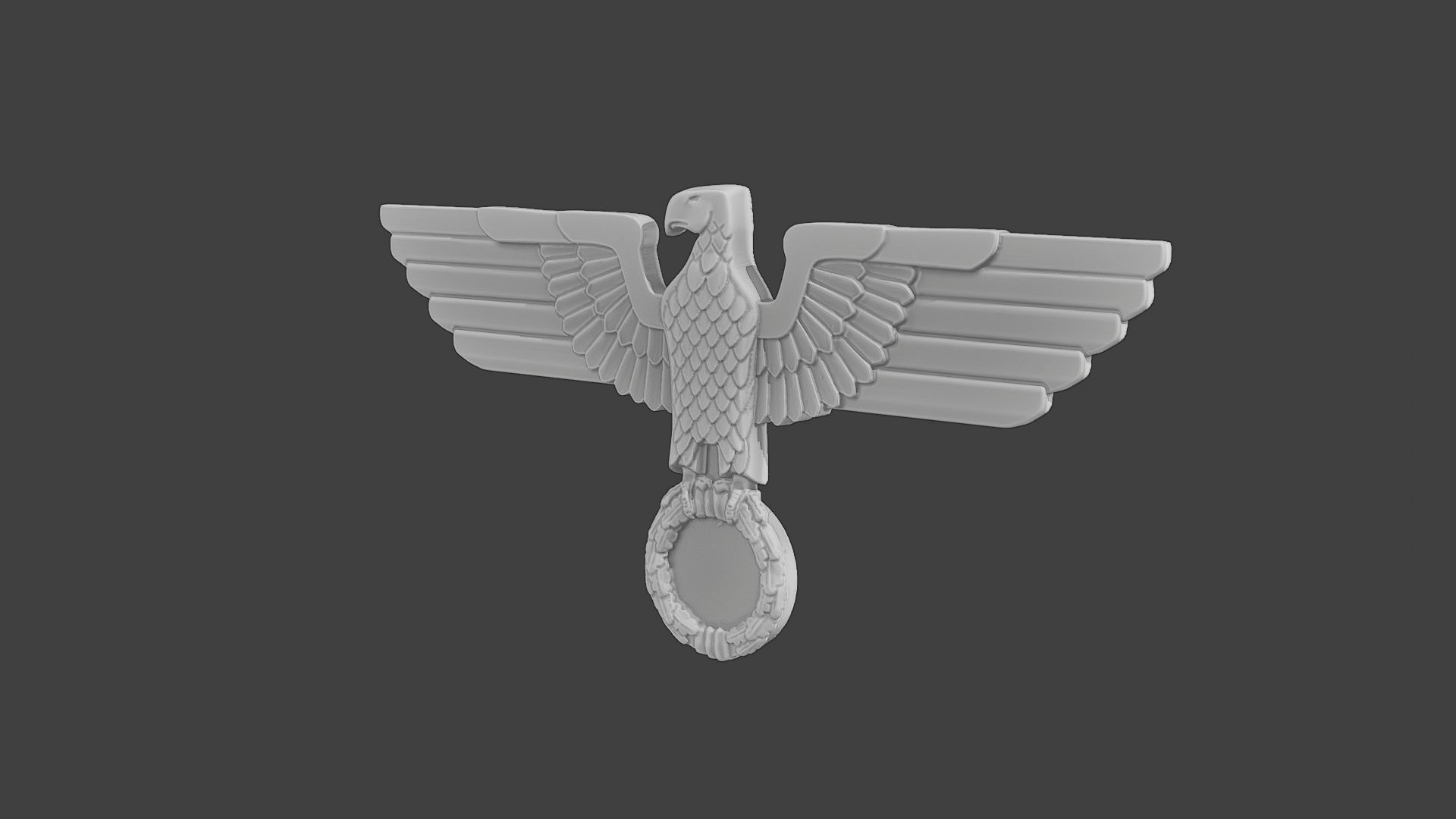 WWII German Eagle A 3D print model_2