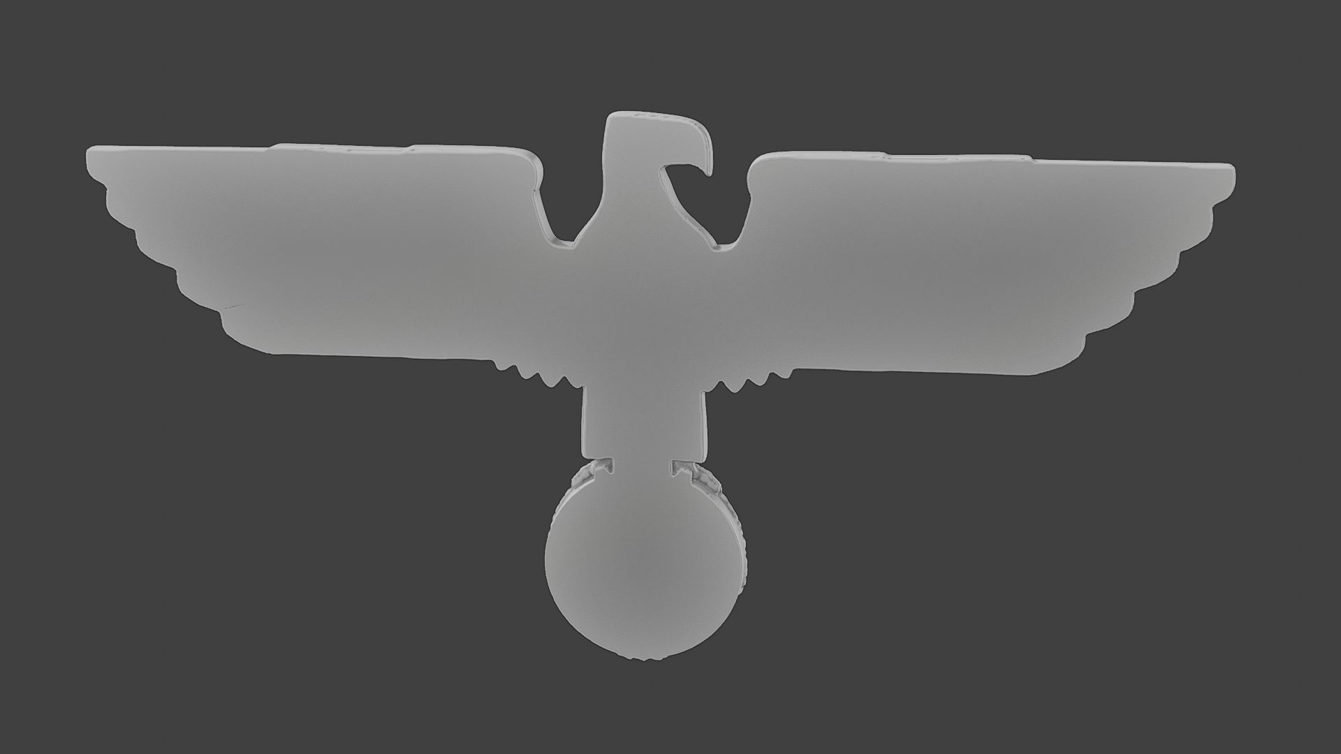 WWII German Eagle A 3D print model_25