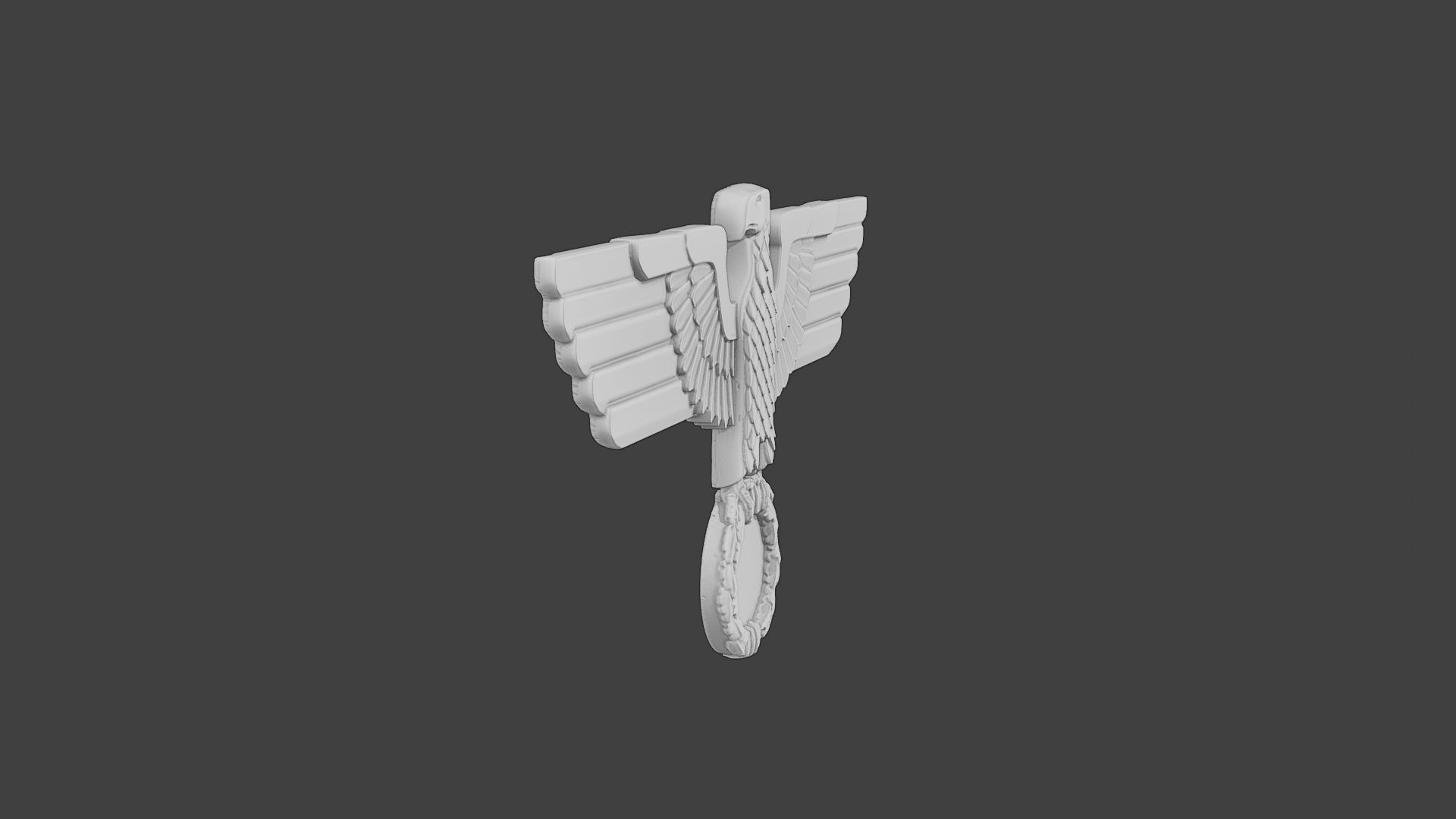 WWII German Eagle A 3D print model_9
