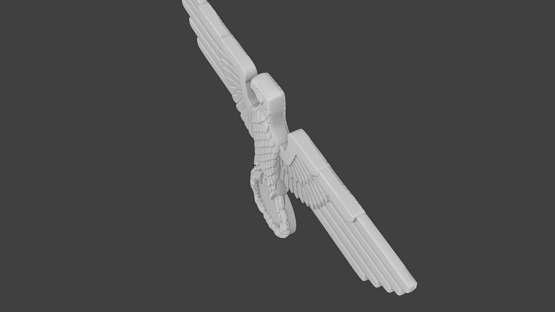 WWII German Eagle A 3D print model_15