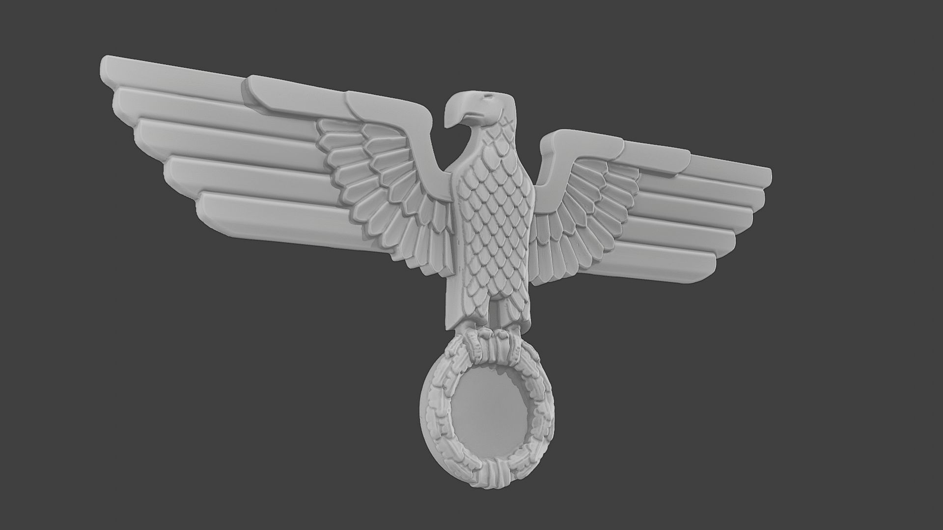 WWII German Eagle A 3D print model_13