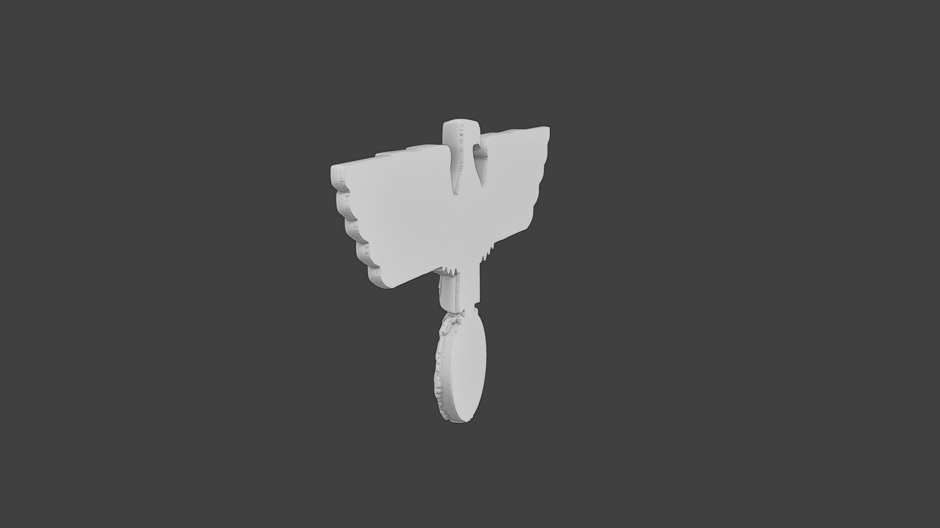 WWII German Eagle A 3D print model_4