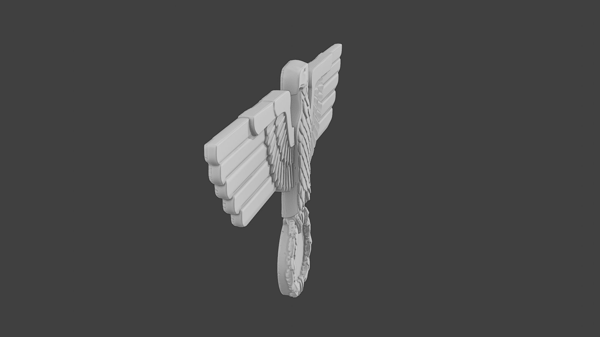 WWII German Eagle A 3D print model_30