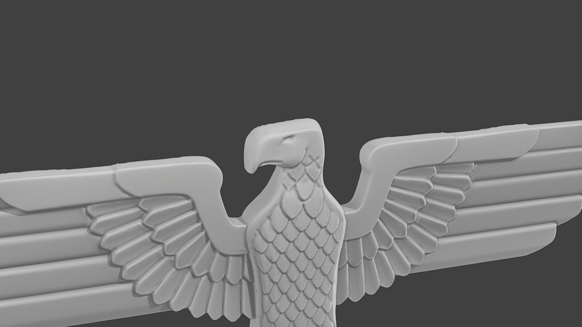 WWII German Eagle A 3D print model_19