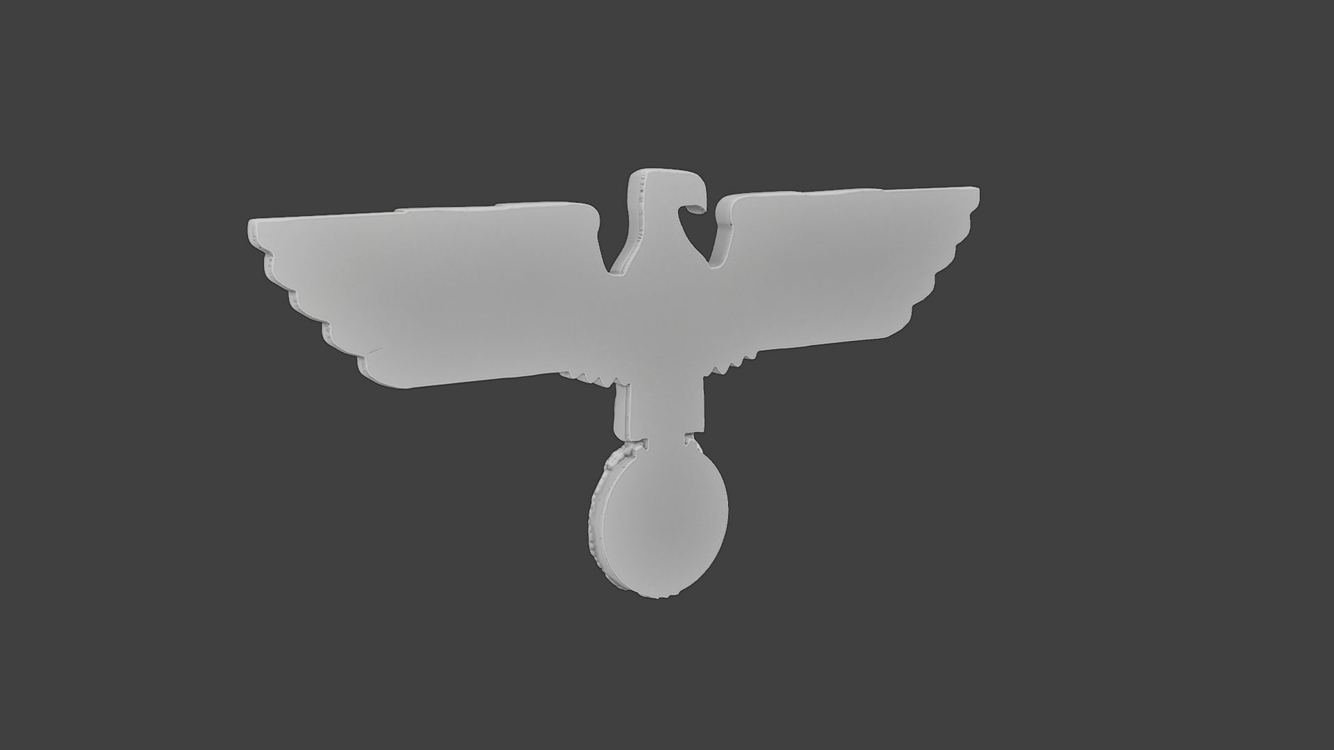 WWII German Eagle A 3D print model_5