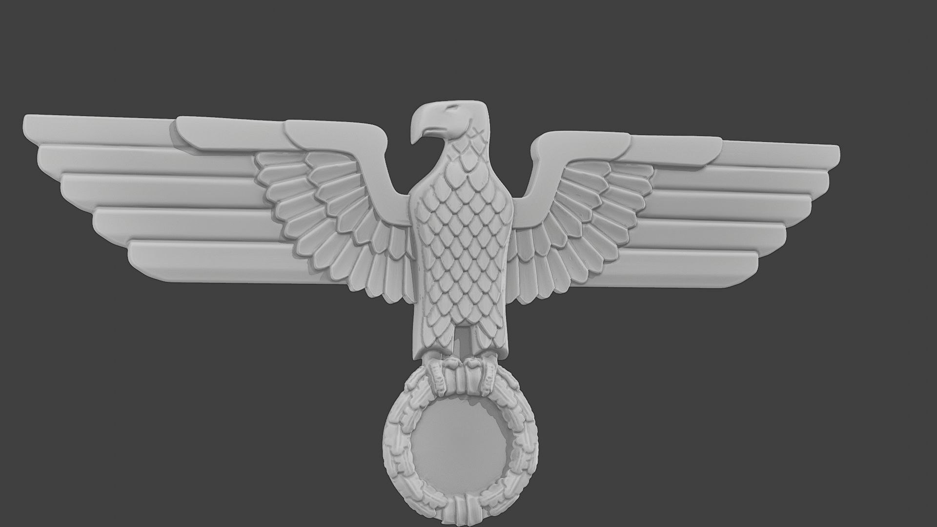 WWII German Eagle A 3D print model_28