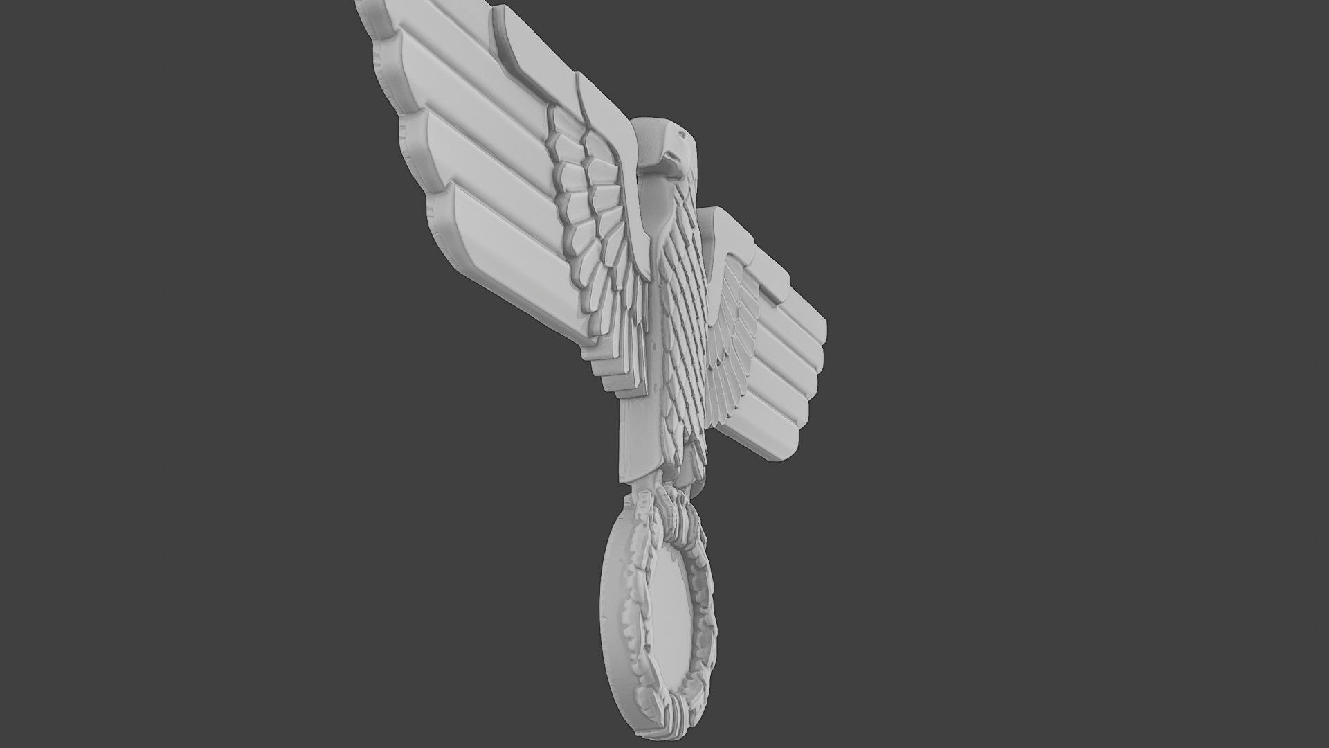 WWII German Eagle A 3D print model_29