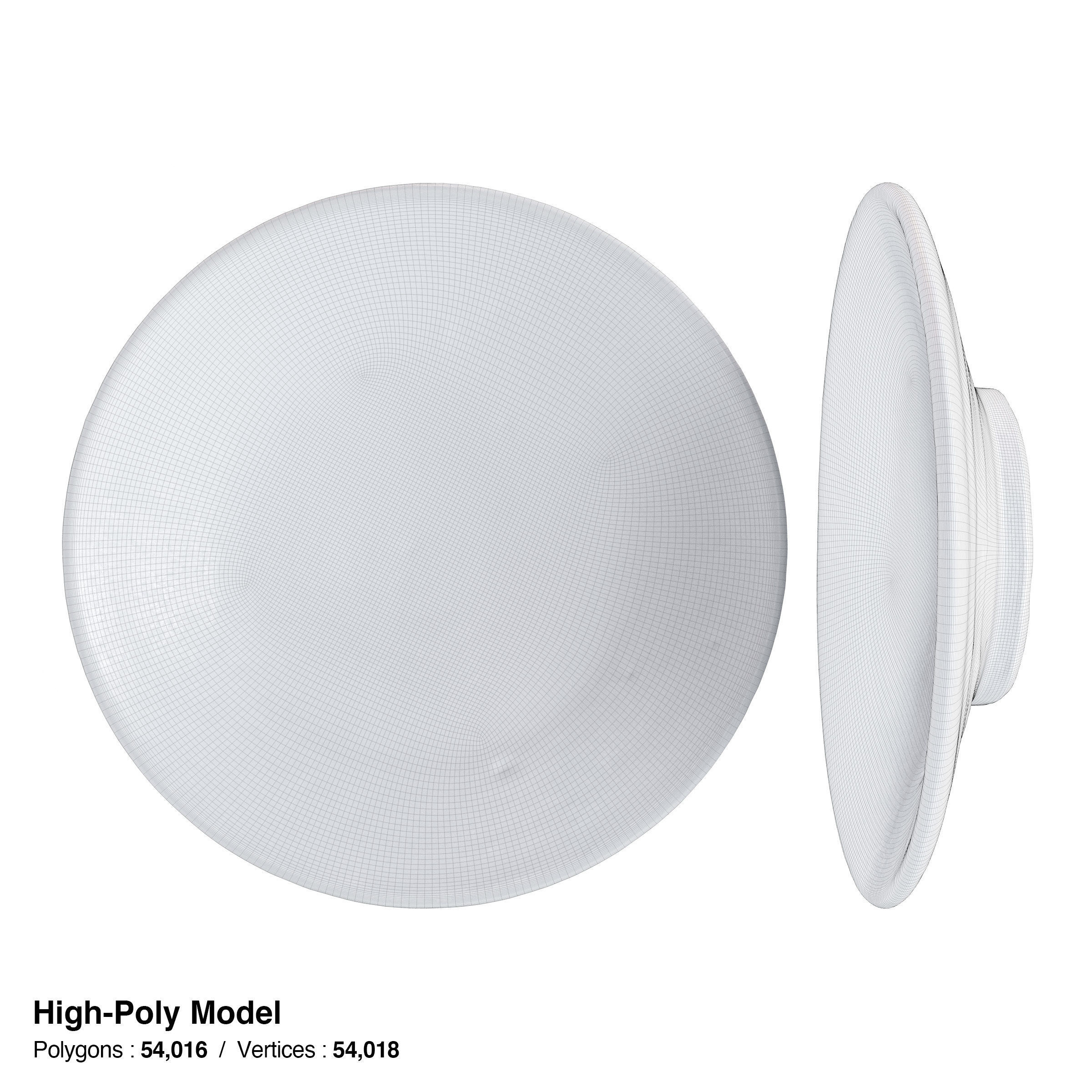 Japanese Tableware Set 8 Low-poly 3D model_19