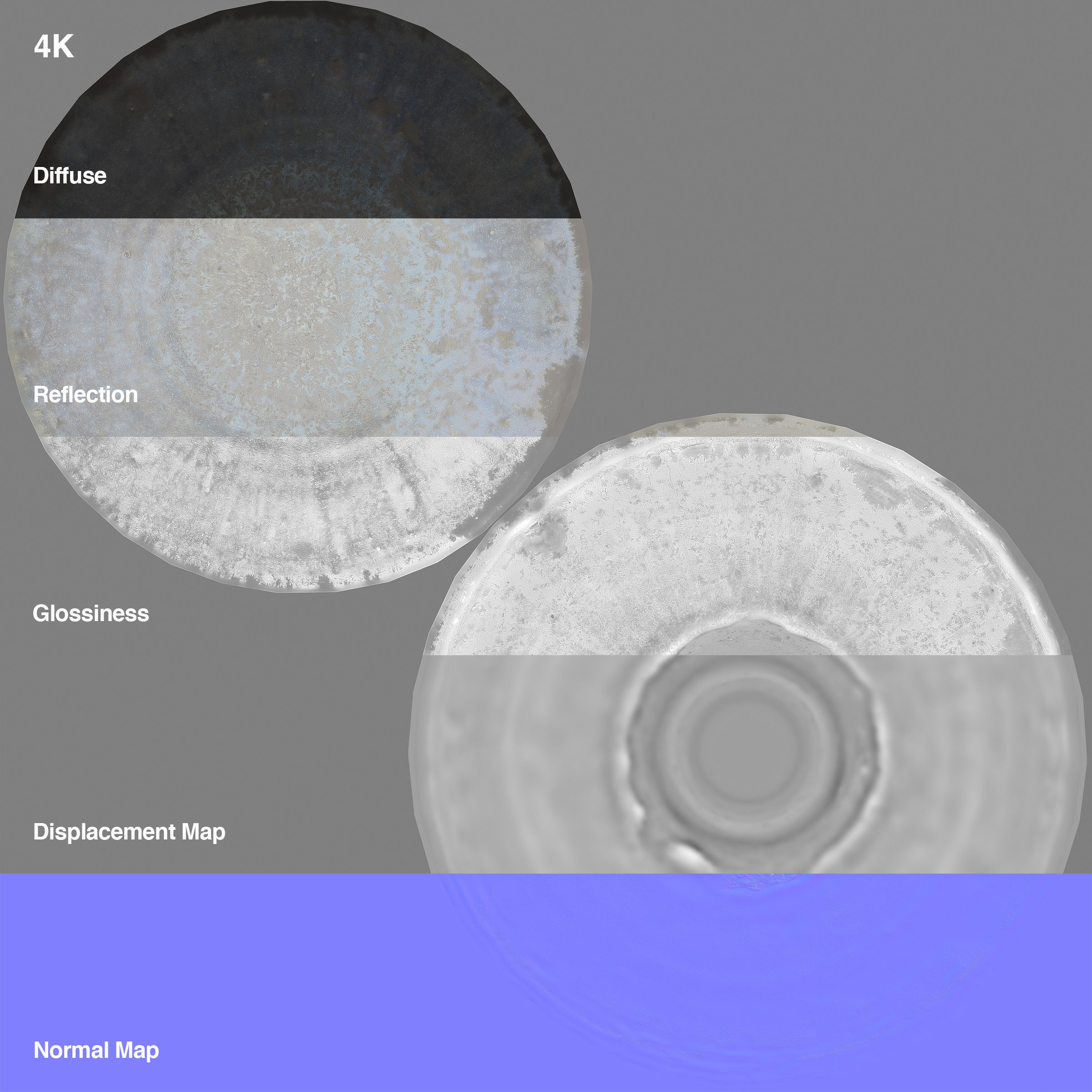 Japanese Tableware Set 8 Low-poly 3D model_21