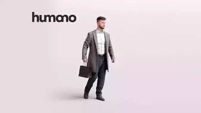 Humano Shopping Man 2208-6 3D model