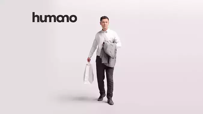 Humano Shopping Man 2208-5 3D model