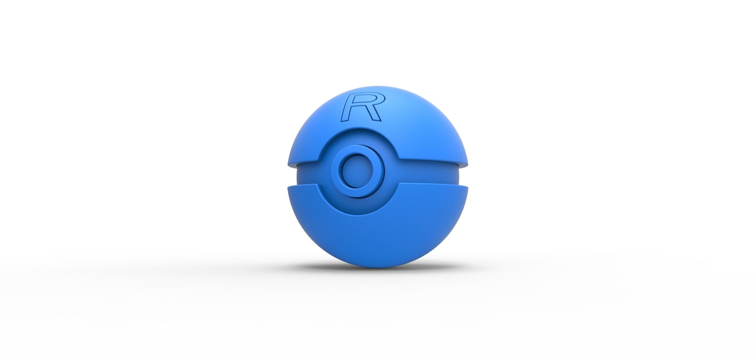 Team Rocket Ball 3D print model_9