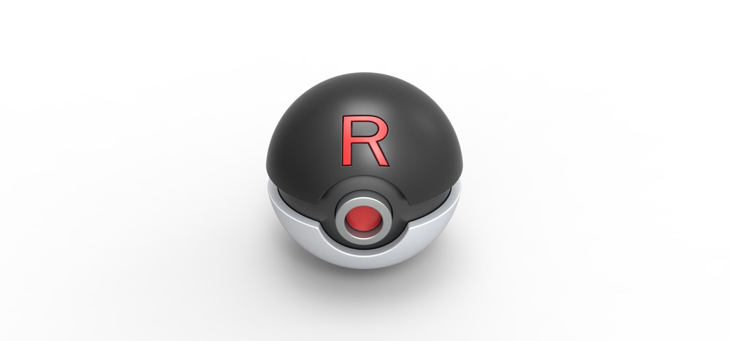 Team Rocket Ball 3D print model_3