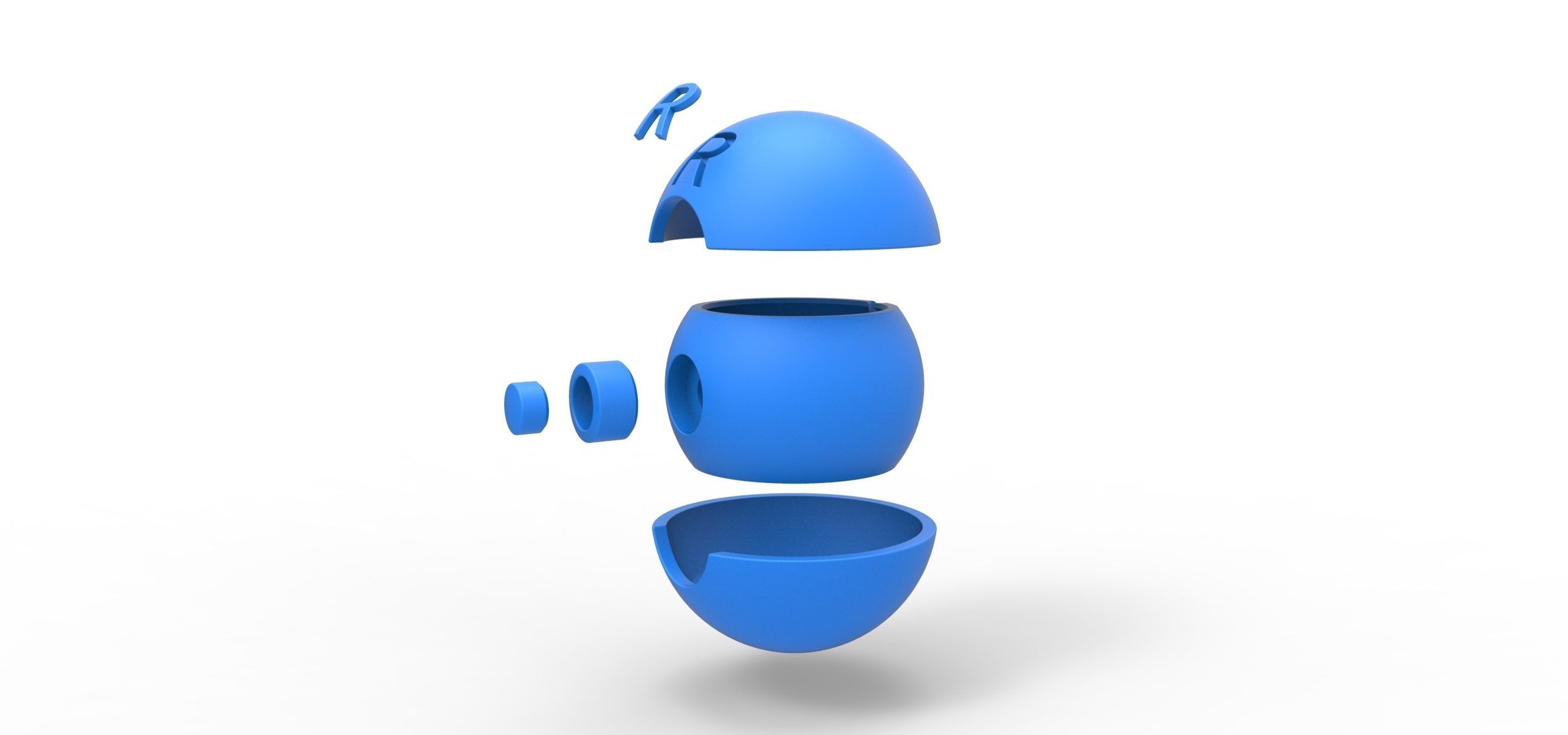 Team Rocket Ball 3D print model_16