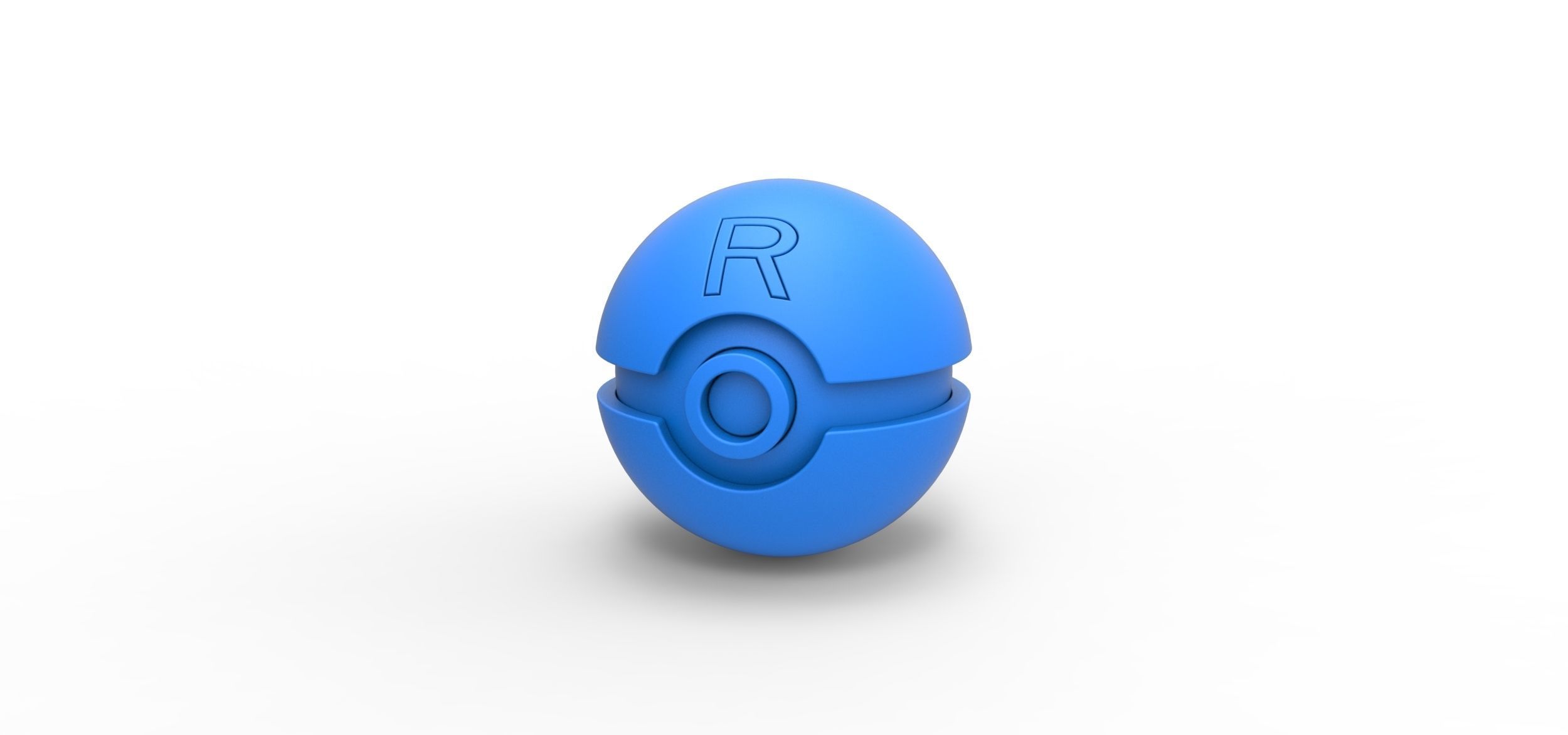 Team Rocket Ball 3D print model_8