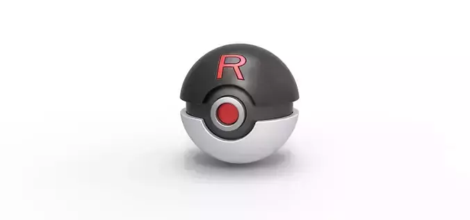 Team Rocket Ball 3D print model