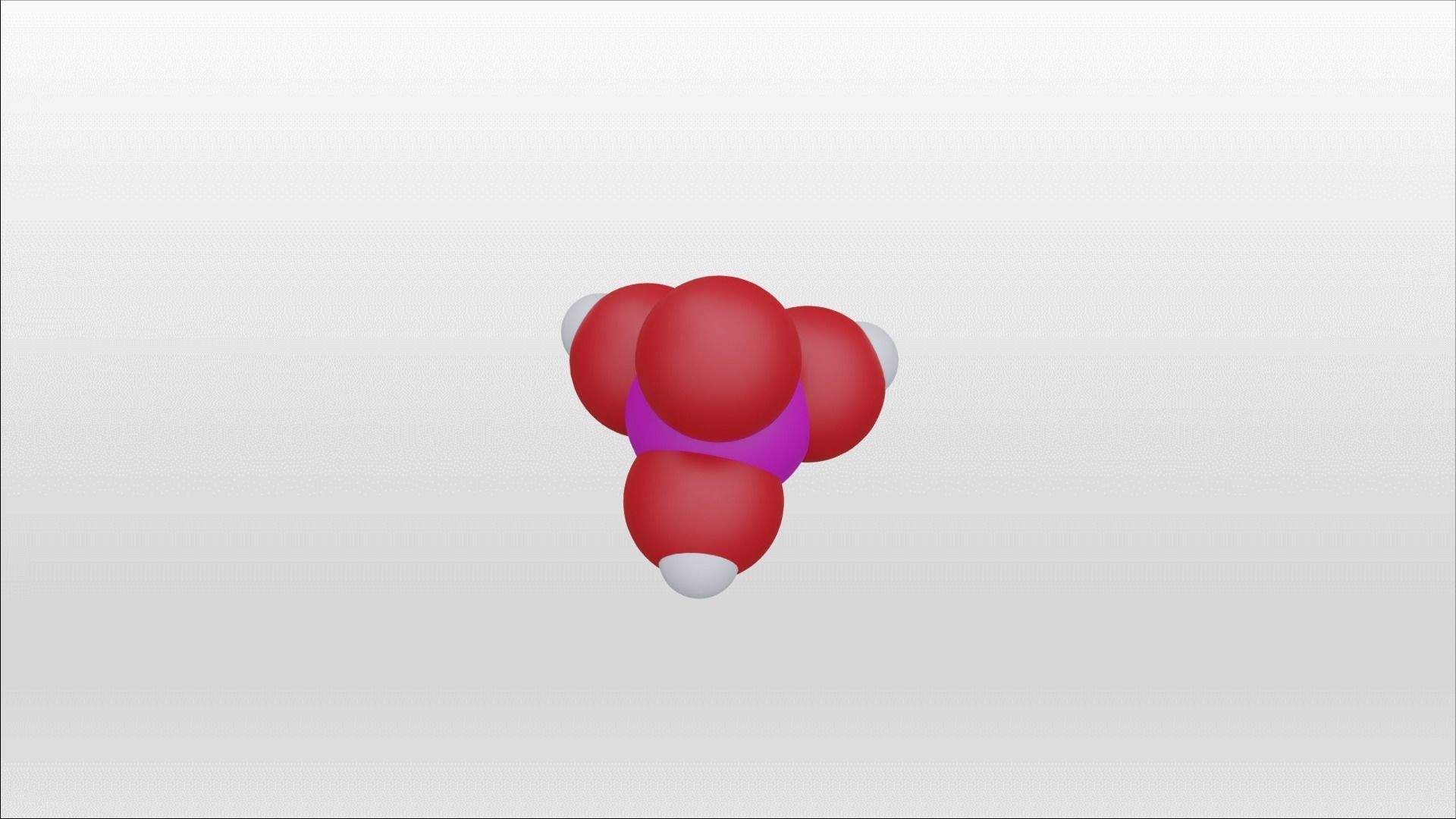 H3PO4 Phosphoric acid 3D model_1