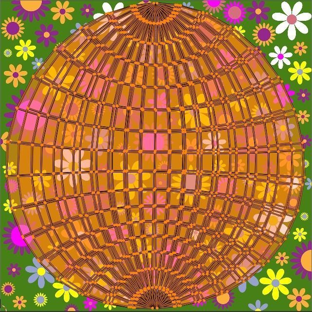 Easter basket with Bunny 3D model_5