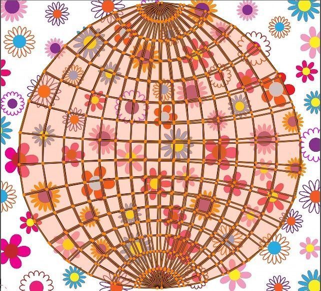 Easter basket with Bunny 3D model_6