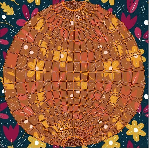 Easter basket with Bunny 3D model_7